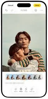 professional fillters and effects