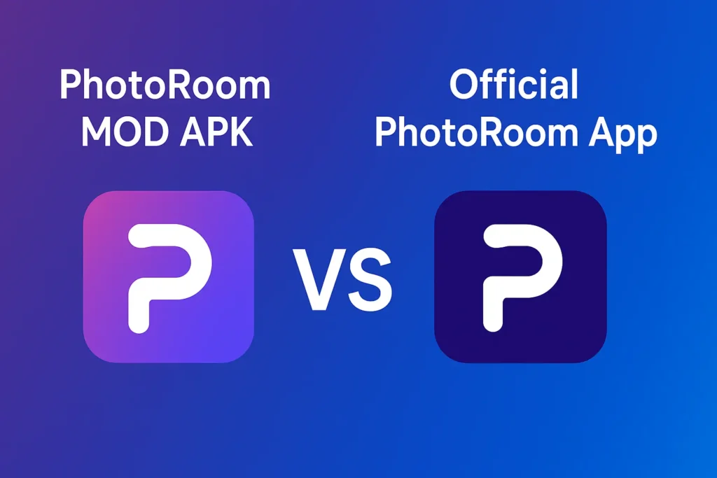 PhotoRoom MOD APK vs Official App